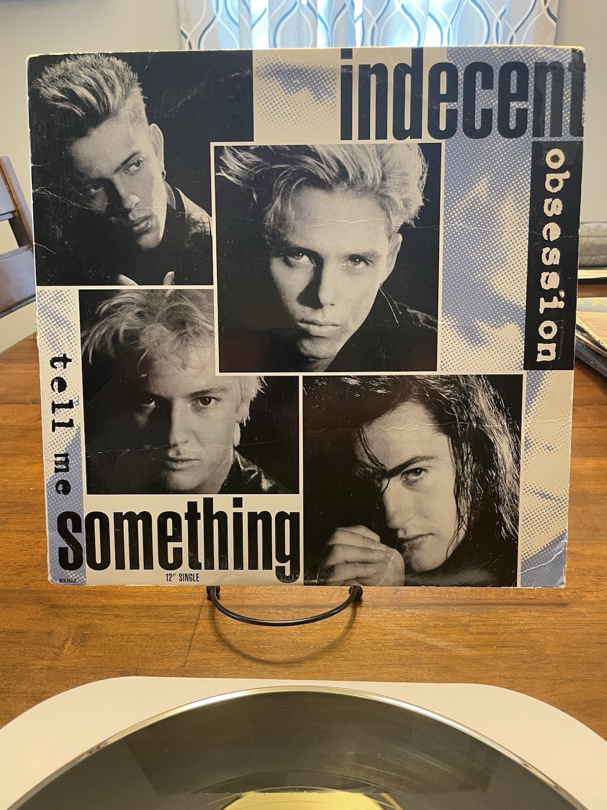 Indecent Obsession – Tell Me Something 1990 12” Vinyl DJ Maxi Single