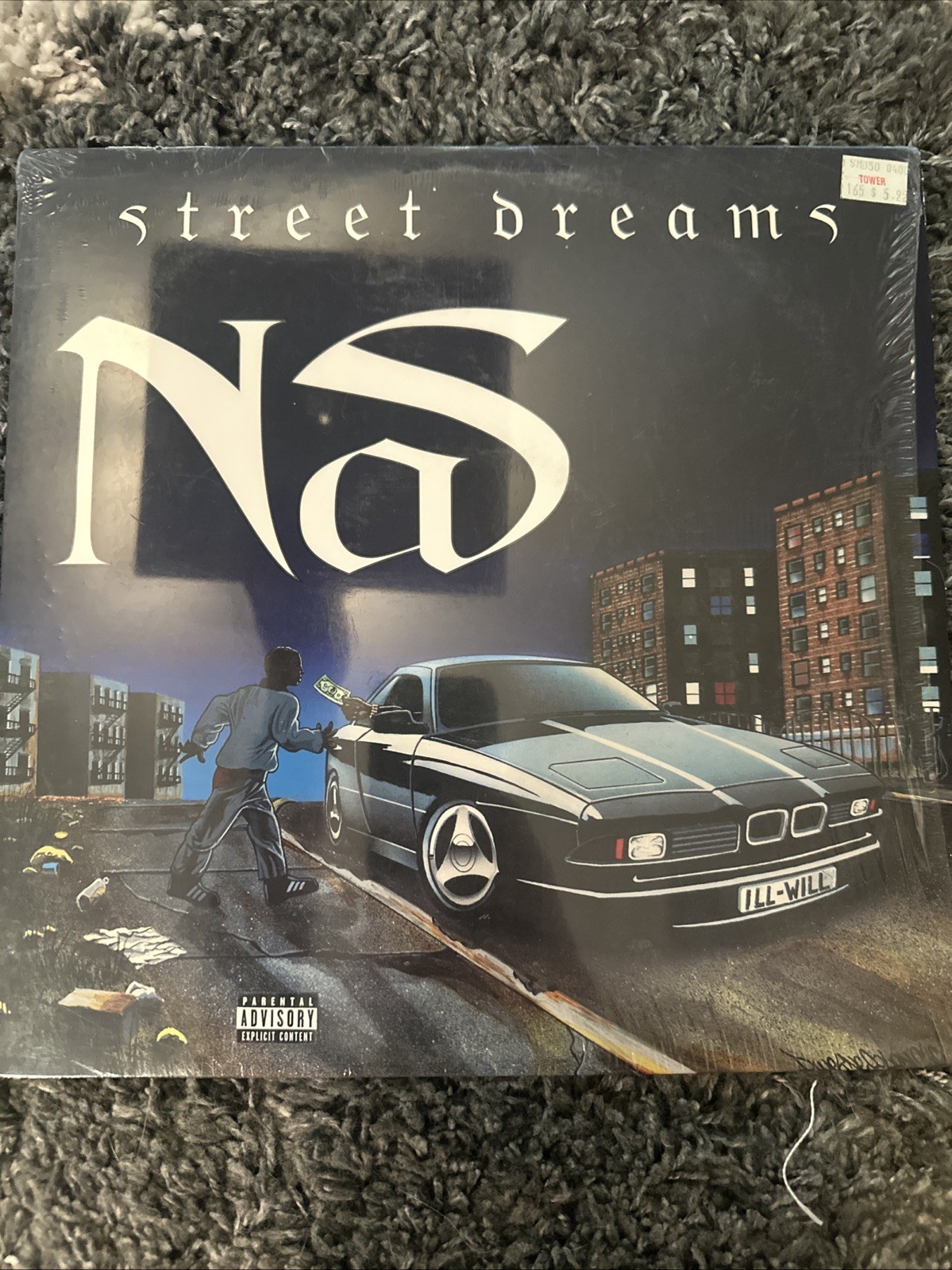 Nas – Street Dreams 12” Single Vinyl Record Original (1996) Vintage Retro