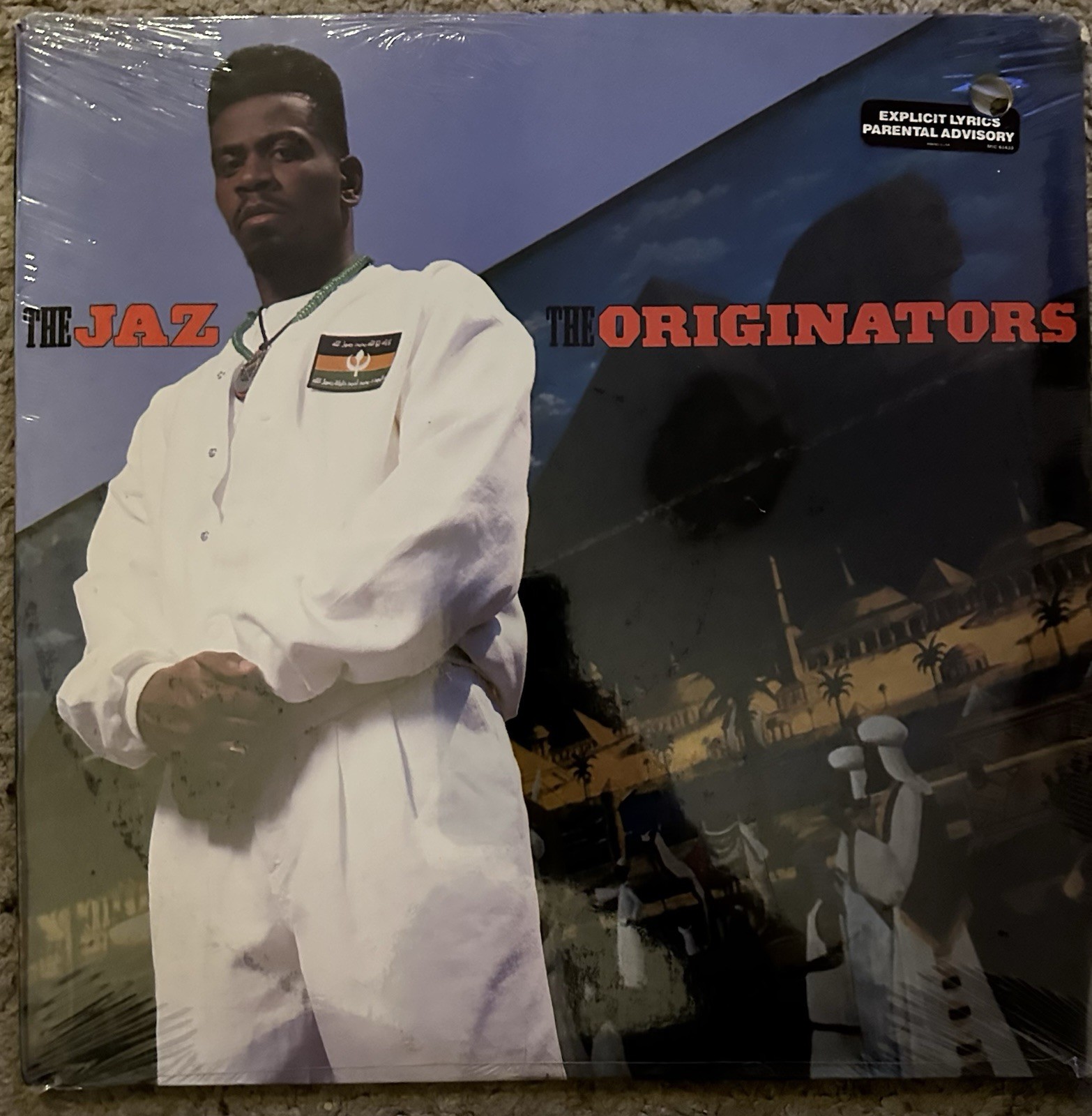 The Jaz The Originators 12” Single SEALED EMI Hip Hop Rap Vinyl Record