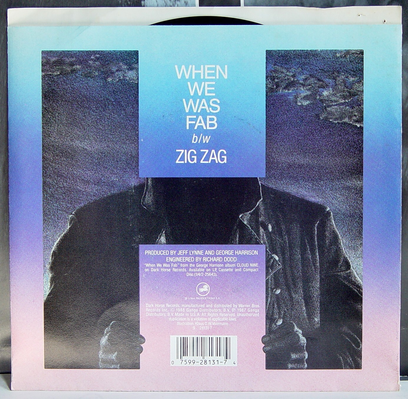 George Harrison 7″: When We Was Fab Zig Zag Beatles Jeff Lynne Klaus Voormann 88