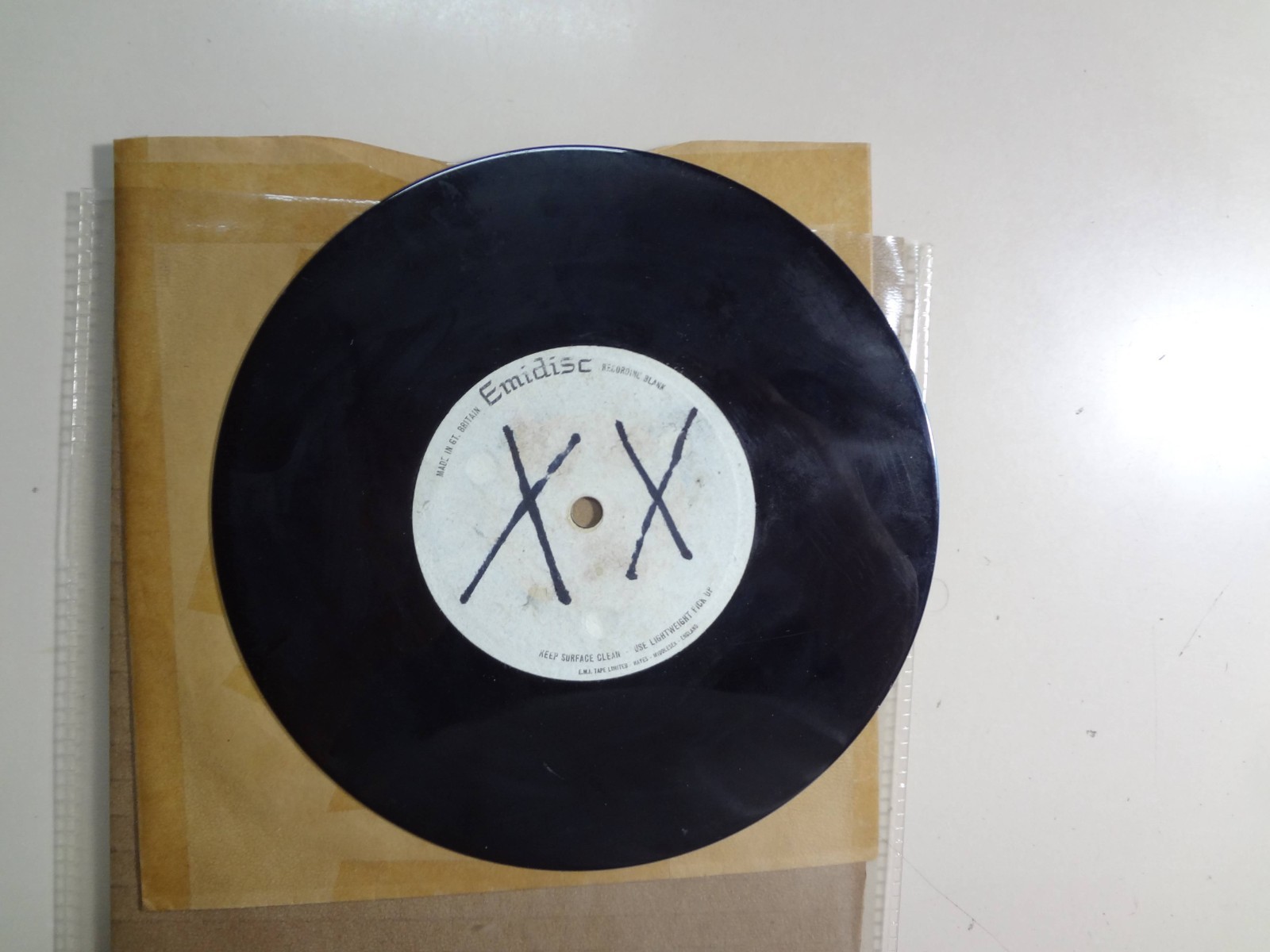 ZOMBIES: Time Of The Season 2:43 -U.K. 6 ½ 1968 Emidisc Acetate One Sided Mono