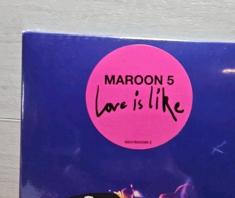 Maroon 5 – LOVE IS LIKE Limited Bubblegum Pink Colored Vinyl LP + Poster SEALED