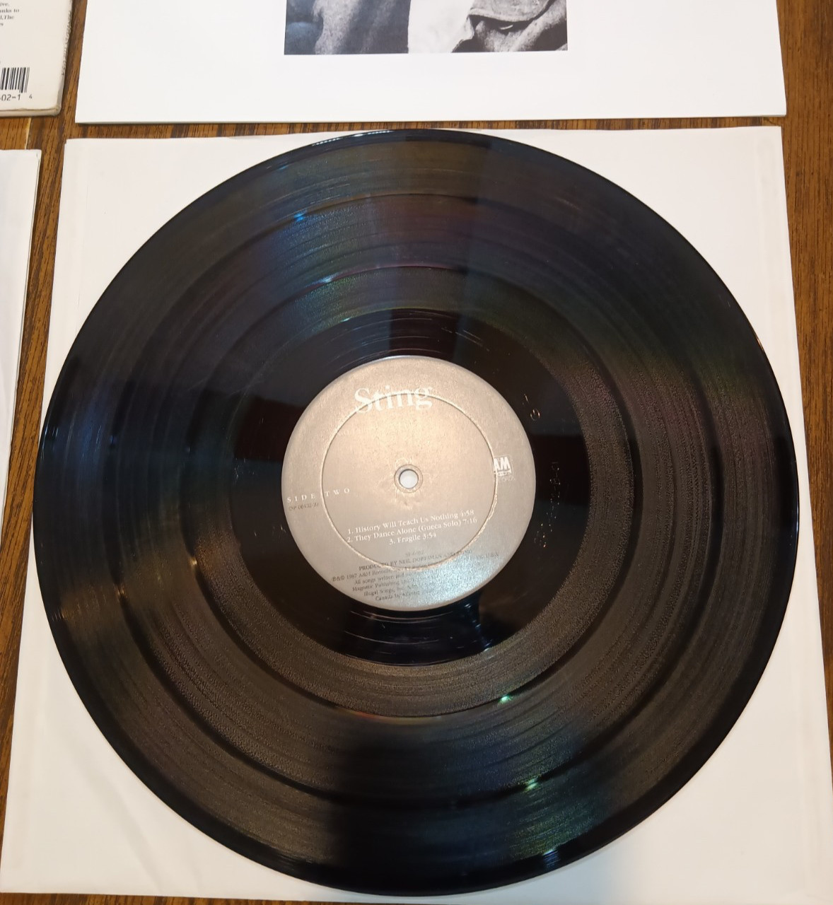 STING – …Nothing Like the Sun 1987 Double LP Vinyl Record Album A&M SP-6402