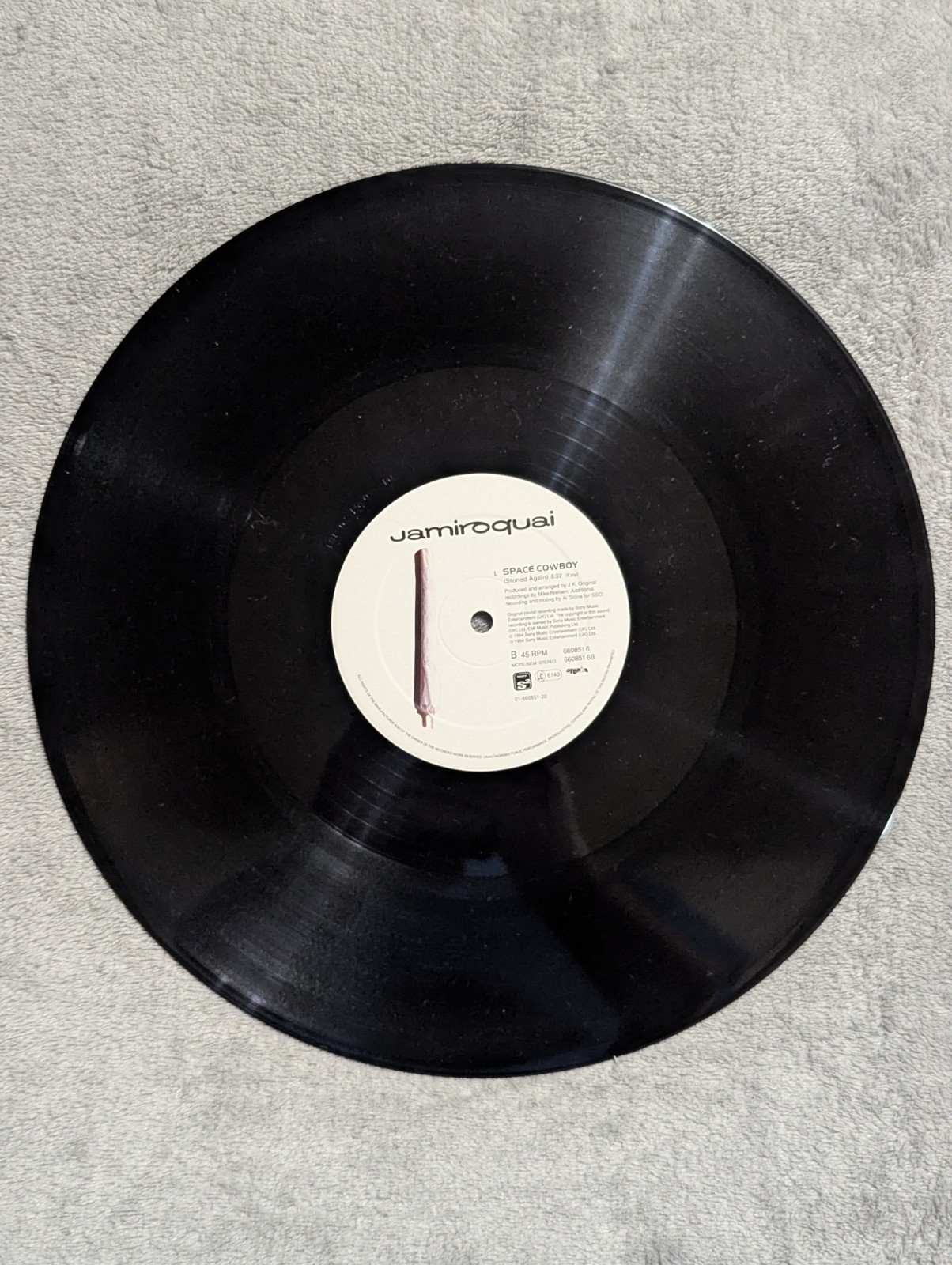Jamiroquai – Space Cowboy – 1994 UK Release 12″ Vinyl Single Record