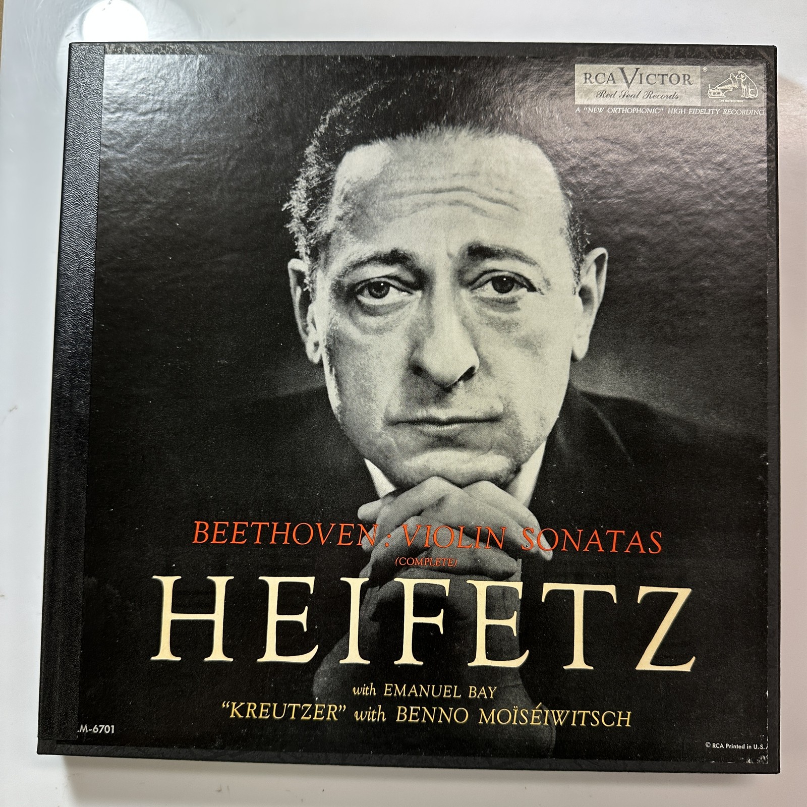 Violin Sonatas BoxSet Vinyl Record Beethoven | Heifetz RCA Victor LM 6701