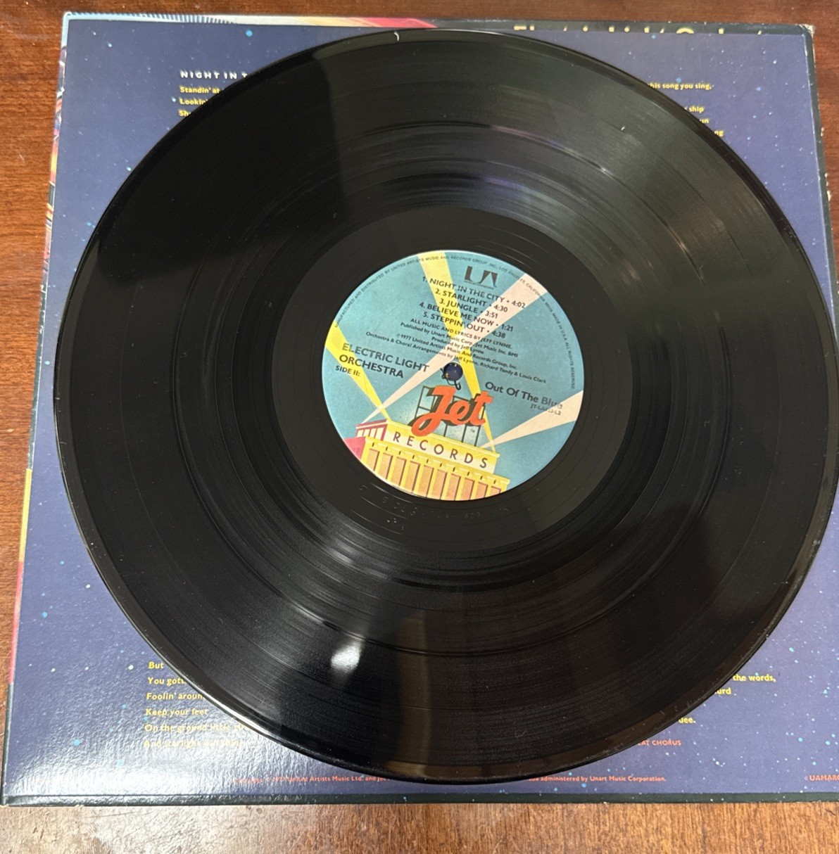 ELO Electric Light Orchestra Out Of The Blue Vinyl Jeff Lynne LP Space Station