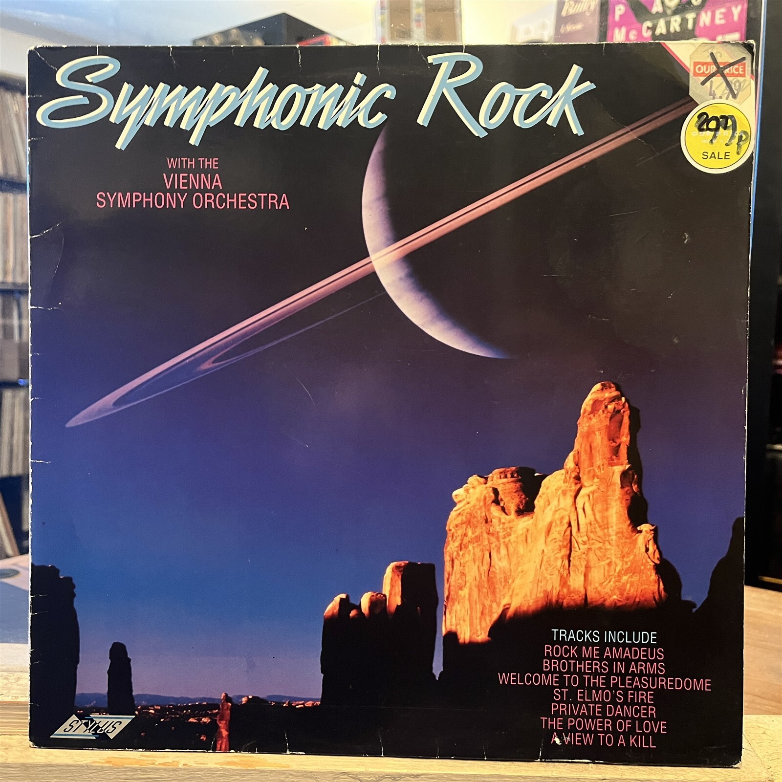 [ROCK/CLASSICAL]~EXC LP~VIENNA SYMPHONY ORCHESTRA~Symphonic Rock~[1986~STYLUS~UK