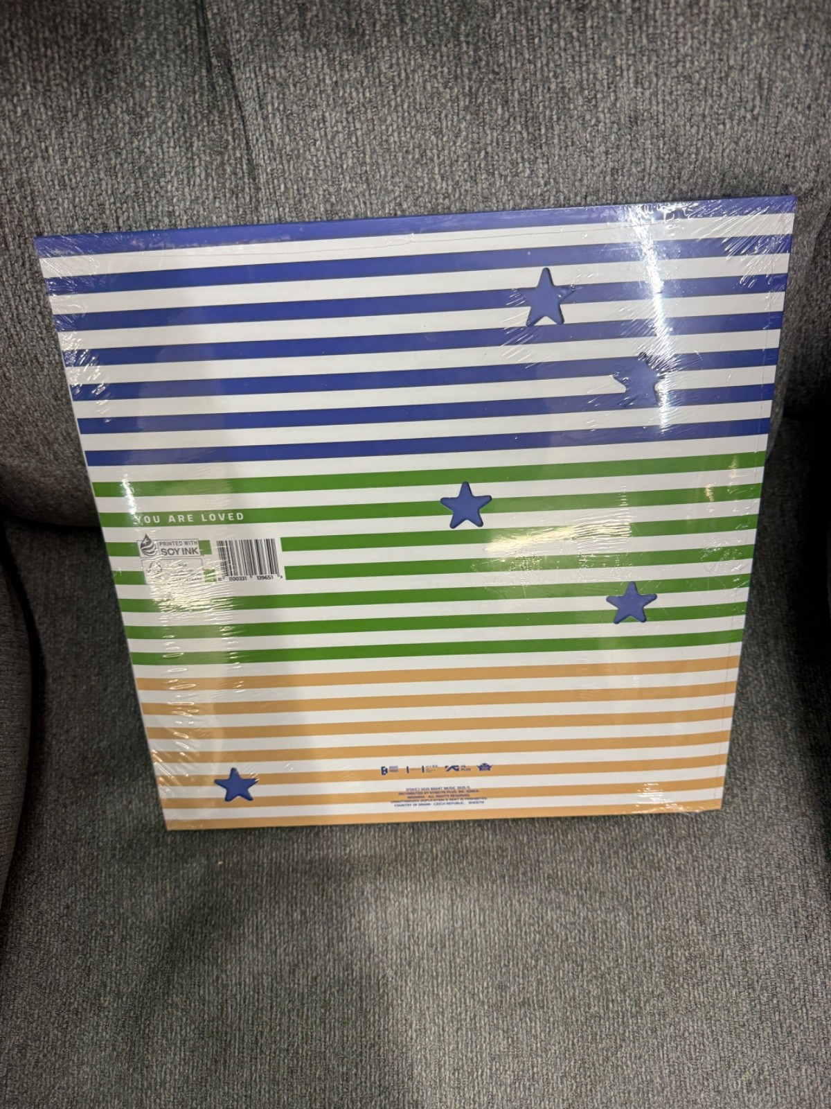 BTS Jin – Happy EP Blue Vinyl with Photocard and Photobook BRAND NEW SEALED