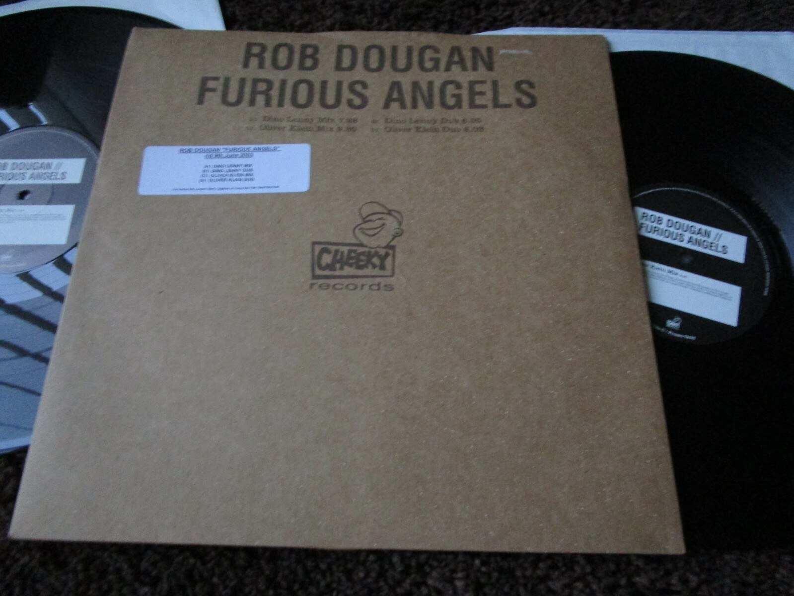 Rob Dougan Furious Angels Cheeky Records ROB06 Promo 2x Vinyl 12inch Single