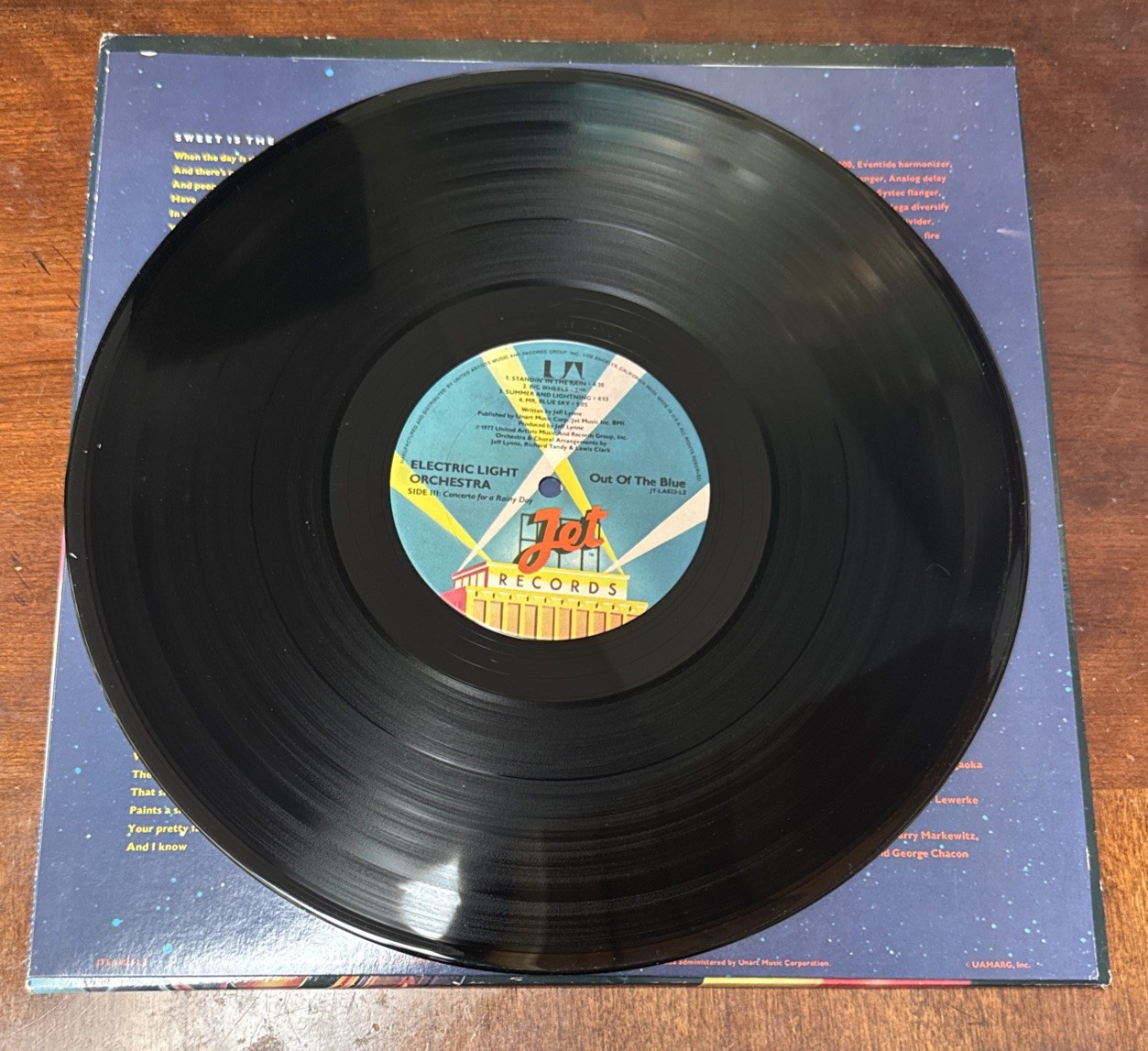 ELO Electric Light Orchestra Out Of The Blue Vinyl Jeff Lynne LP Space Station
