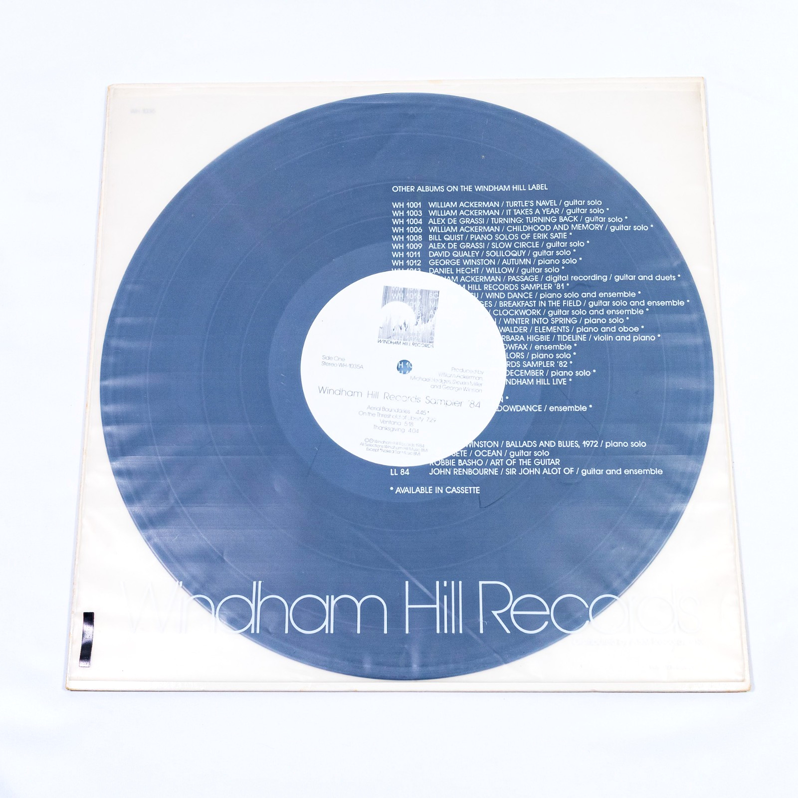 Various – Windham Hill Records Sampler 1984 12″ Vinyl LP WH-1035 Jazz EX/VG+