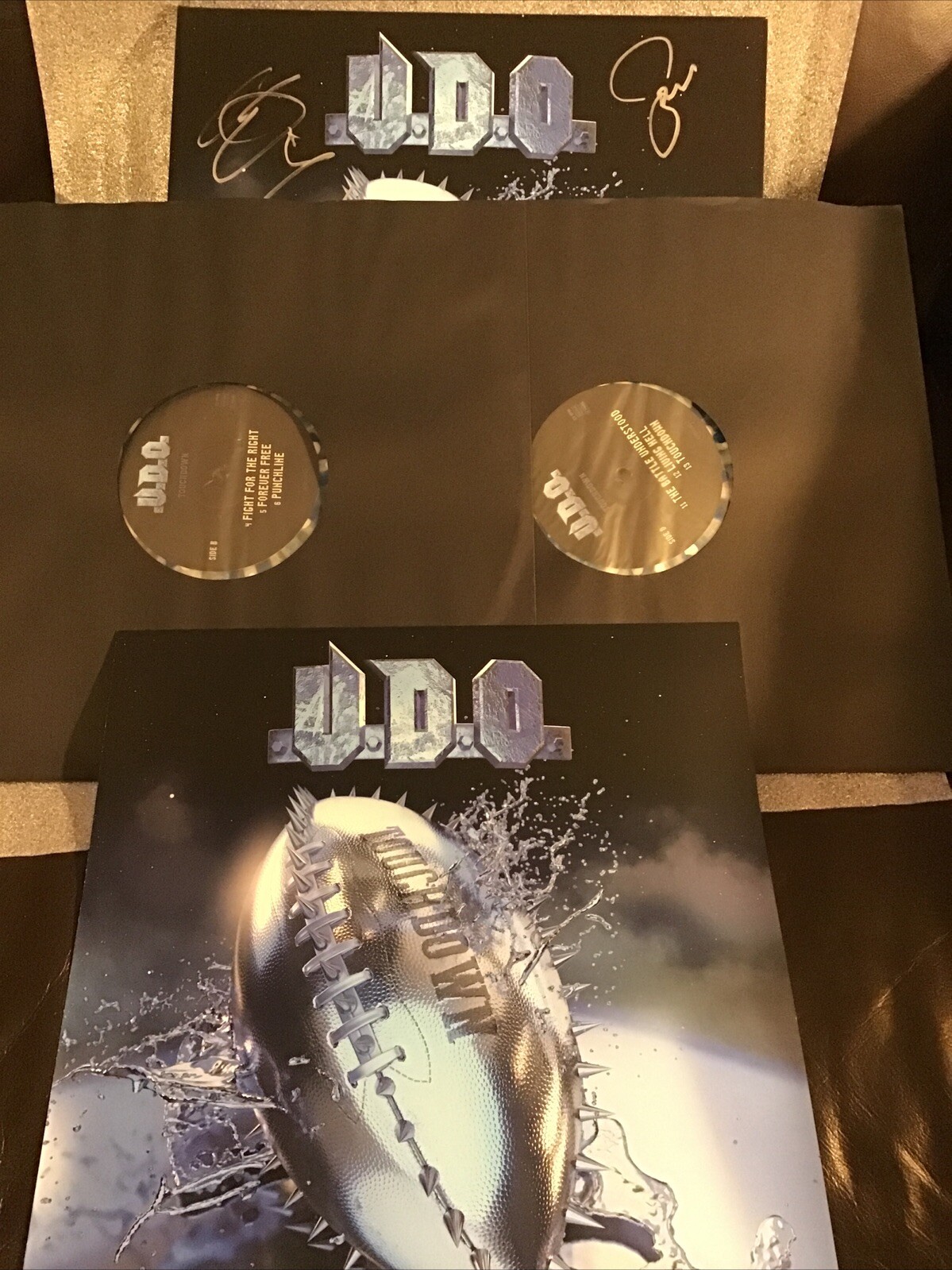 Vinyl Records – U.D.O.- Touchdown- Limited Edition Splatter Pressing, New Signed