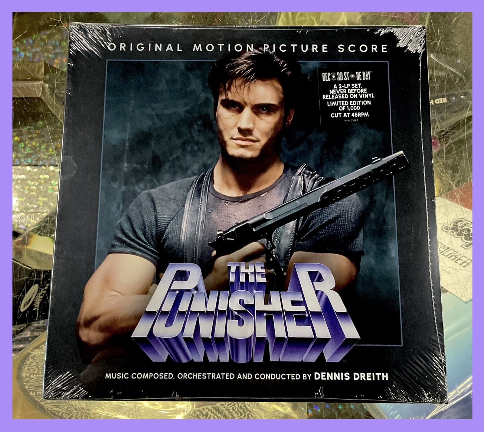 The Punisher OST By Dennis Dreith 2LPs On Vinyl RSD 2024 Dolph Lundgren