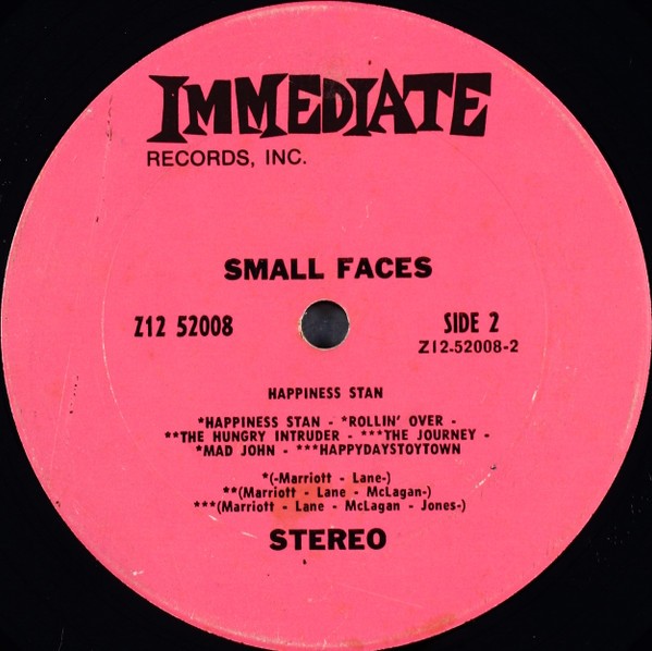 Small Faces – Ogdens’ Nut Gone Flake (LP) (Good Plus (G+)) – 4231588128