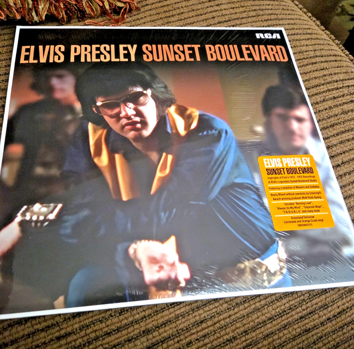 Elvis Sunset Boulevard Colored Vinyl 2 LP Set, New. Sealed.