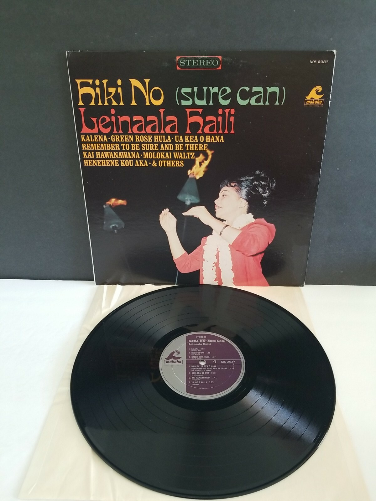 LEINAALA HAILI HIKIi NO SURE CAN HAWAII LEHUA VINYL LP MS 2037 EXCELLENT TESTED