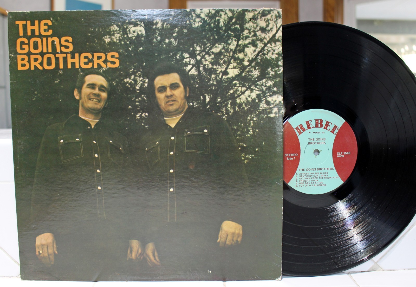 Rare Bluegrass LP – The Goins Brothers – Rebel # SLP 1543