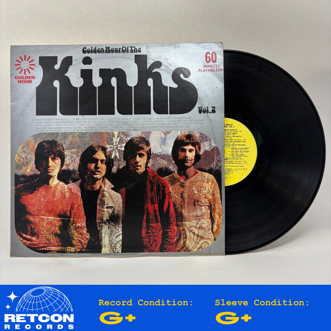 The Kinks – Golden Hour Of The Kinks Vol. 2 Vinyl LP Good Plus (G+)/Good Plus (G