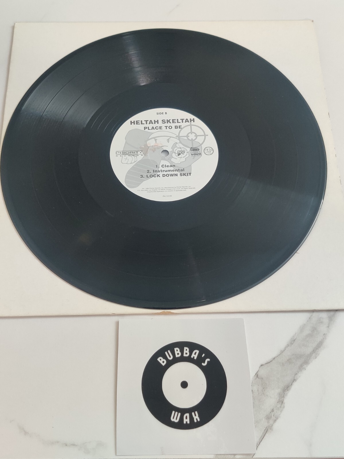 Heltah Skeltah ‎– Therapy (REMIX) / Place to Be – Vinyl 12″ 1996 Sean Price VG+