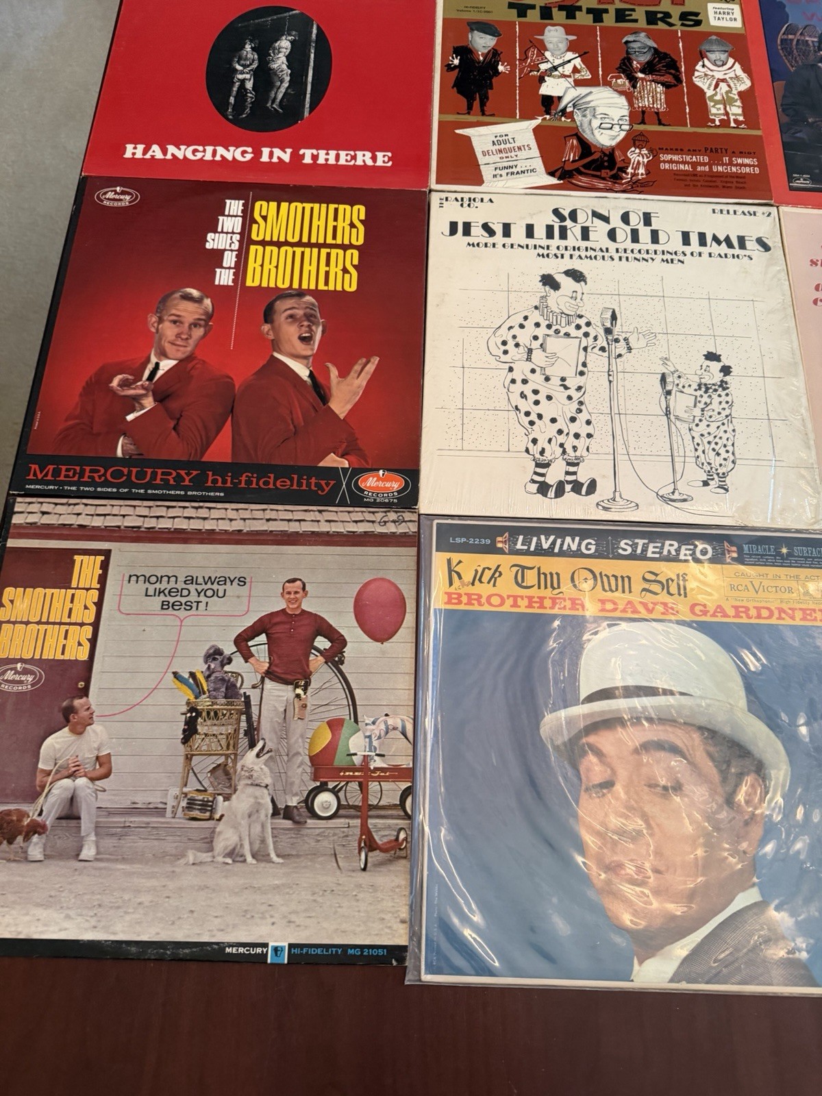 20 Comedy LP Vinyl Record Lot George Carlin Smothers Brothers Bob & Doug More