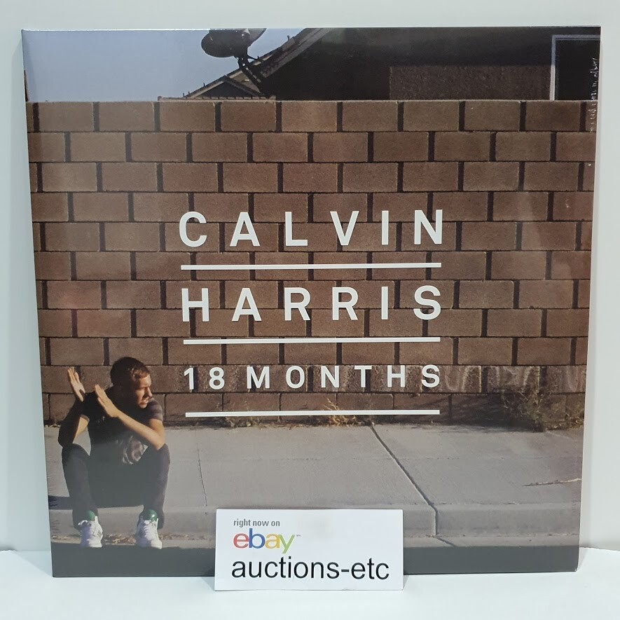 Calvin Harris – 18 Months – 2 LP Vinyl NEW FREE USA Shipping Sealed LAST COPIES