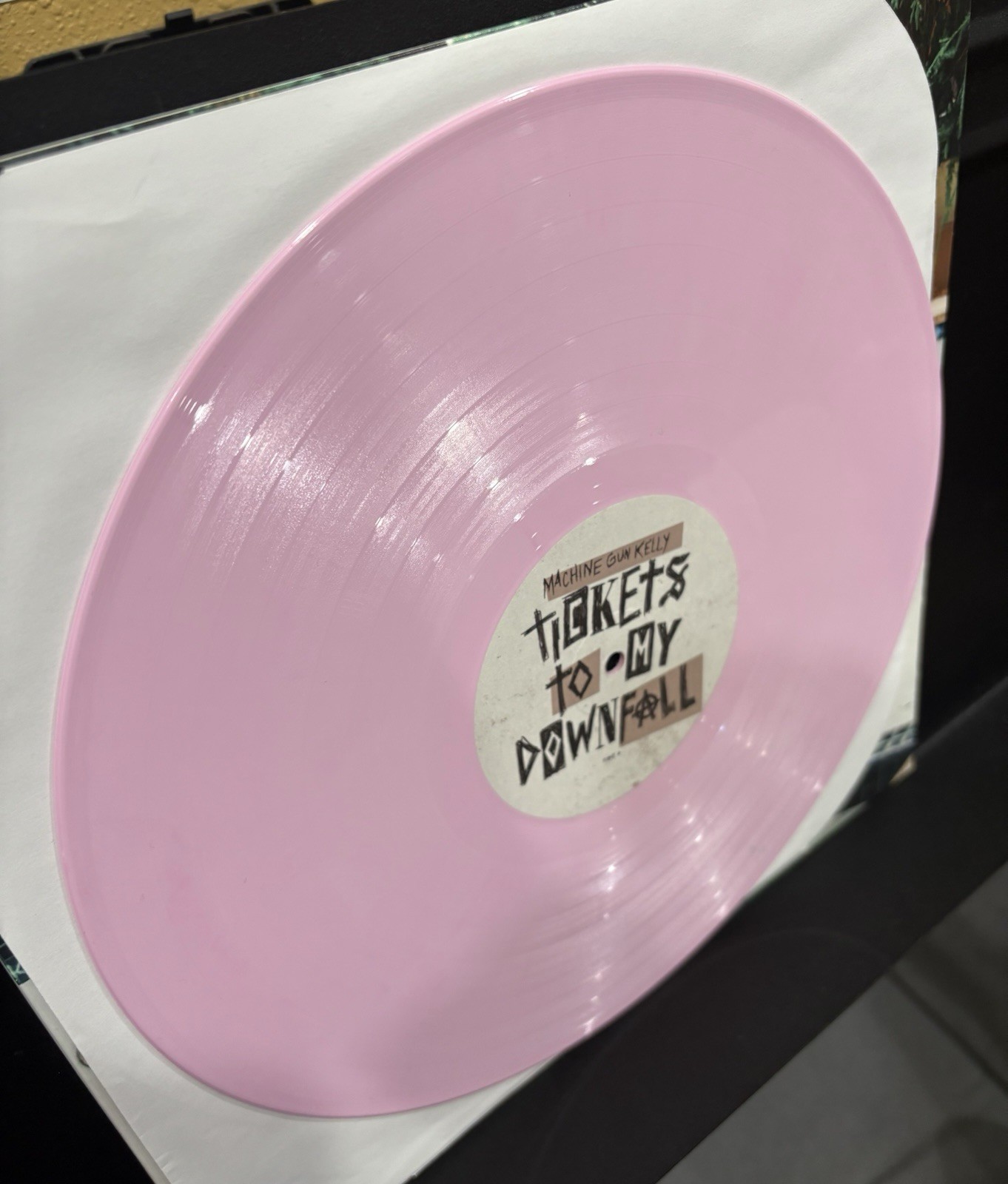 WOW! NM Pink Vinyl🔥Machine Gun Kelly Tickets To My Downfal LP⭐️2021 US Press