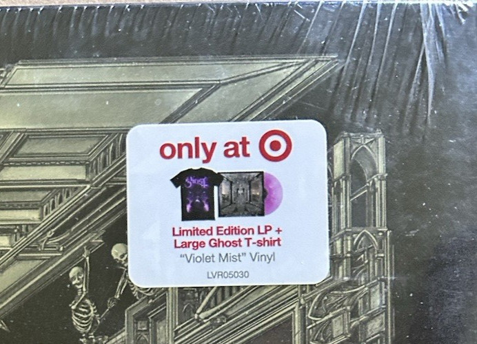Ghost – Skeleta – 2025 LP Target Violet Mist w T-shirt, Loma Vista LVR04688, NM-