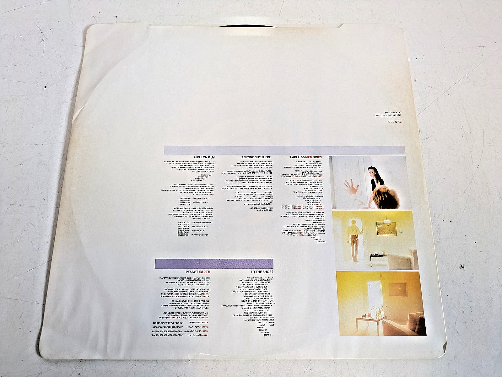 Duran Duran self titled Duran Duran LP Album Vinyl Record 1981 EMC 3372 EMI