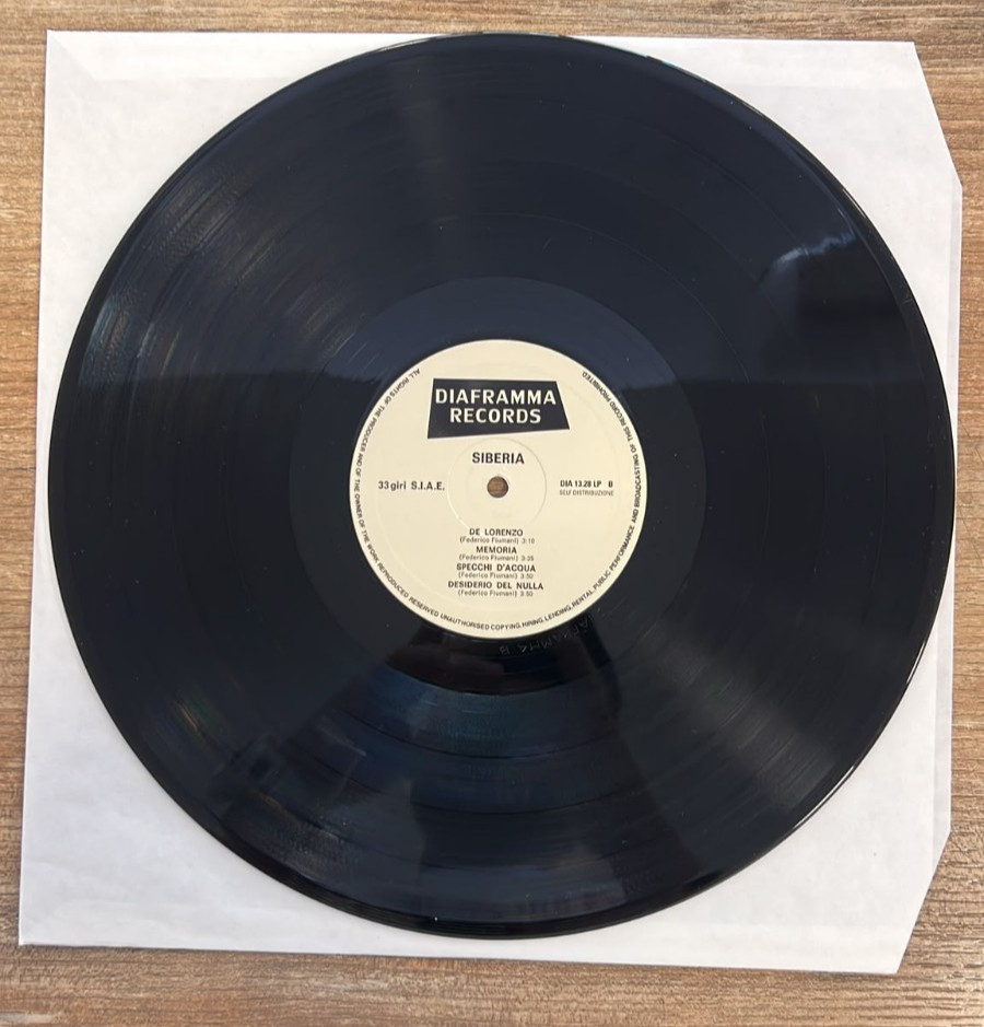 DIAFRAMMA Siberia LP Vinile + CD Ristampa Autografata Edizione Limitata Rara
