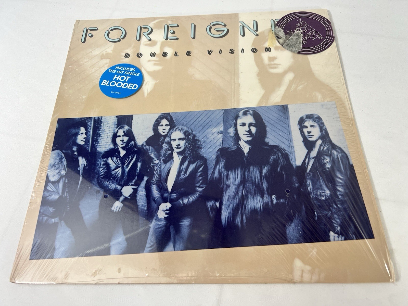 1978 Foreigner LP “Double Vision” Atlantic SD 19999 – Shrink, Hype – EXC/EXC