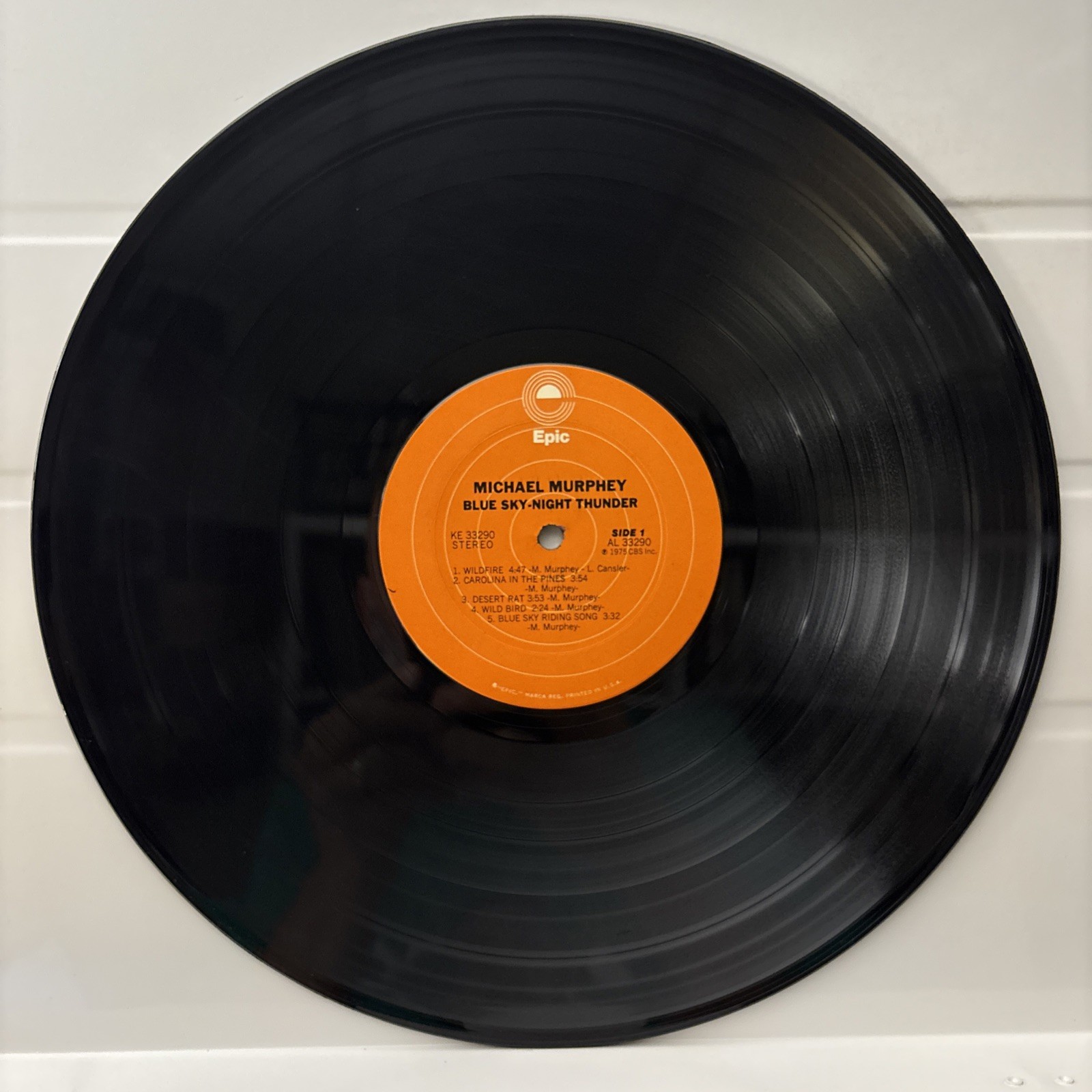 Michael Murphey -Blue Sky Night Thunder- 1975 Vinyl LP w/ Original Inner Sleeve
