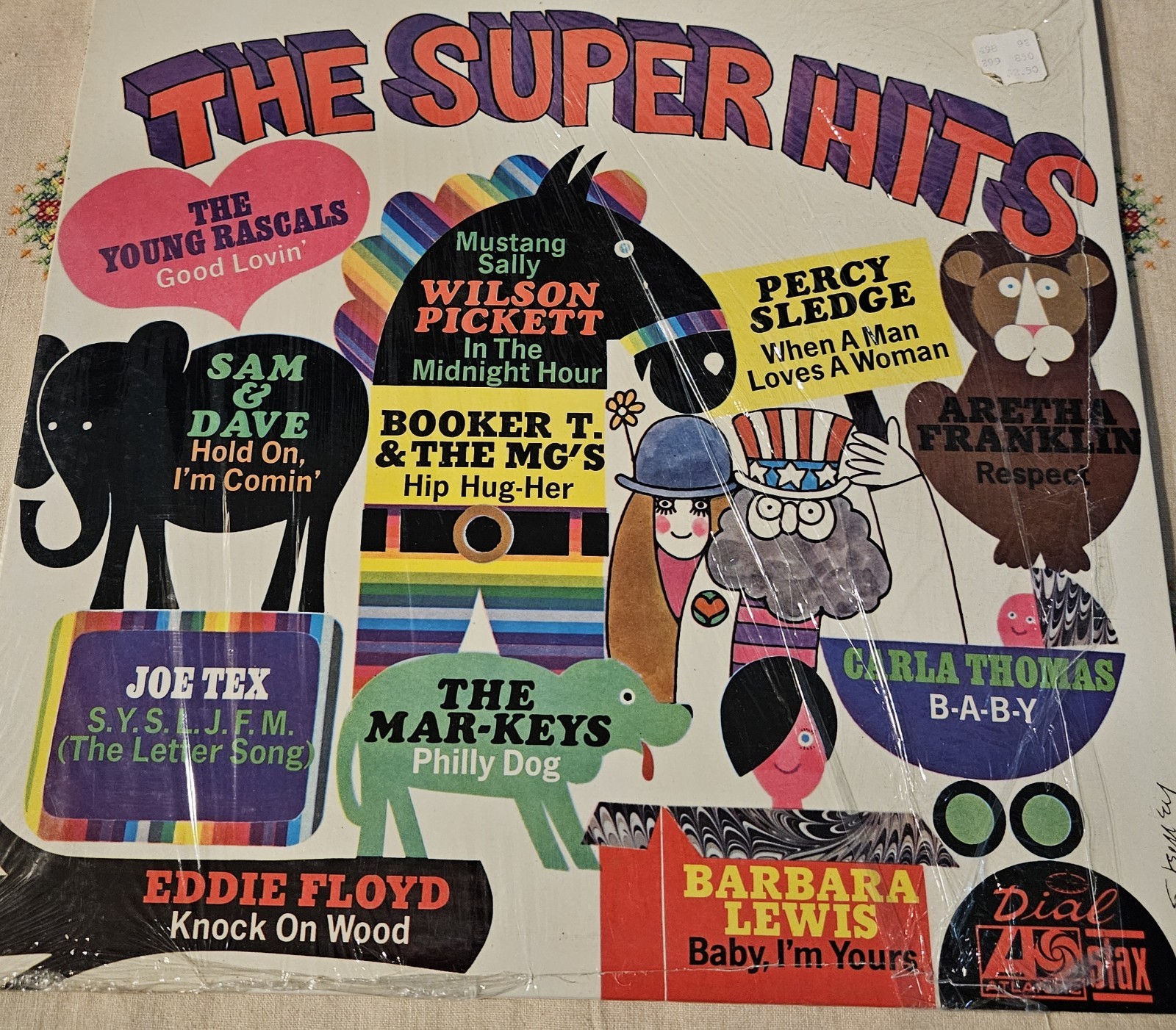 THE SUPERHITS VARIOUS ARTIST ATLANTIC RECORDS Sd-501 First Press 1960’s
