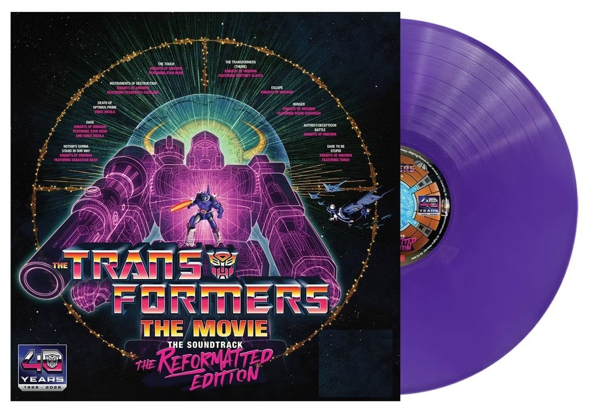 Transformers The Soundtrack The Reformatted VINYL LP Decepticon Purple – Presale