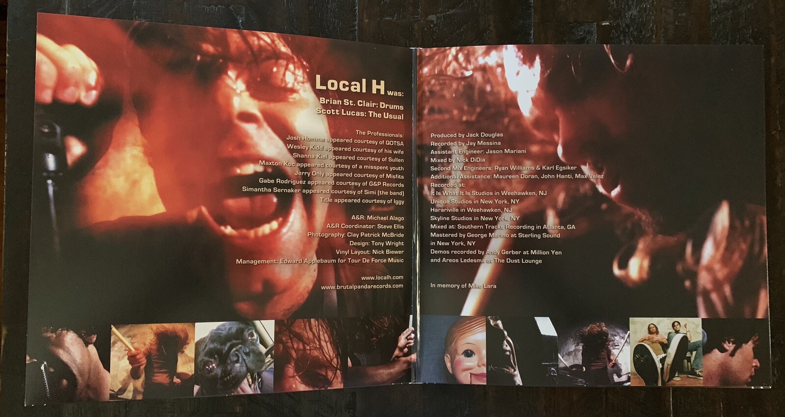 LOCAL H Here Comes the Zoo LP Red Vinyl 1st Press-Nirvana Spacehog Harvey Danger