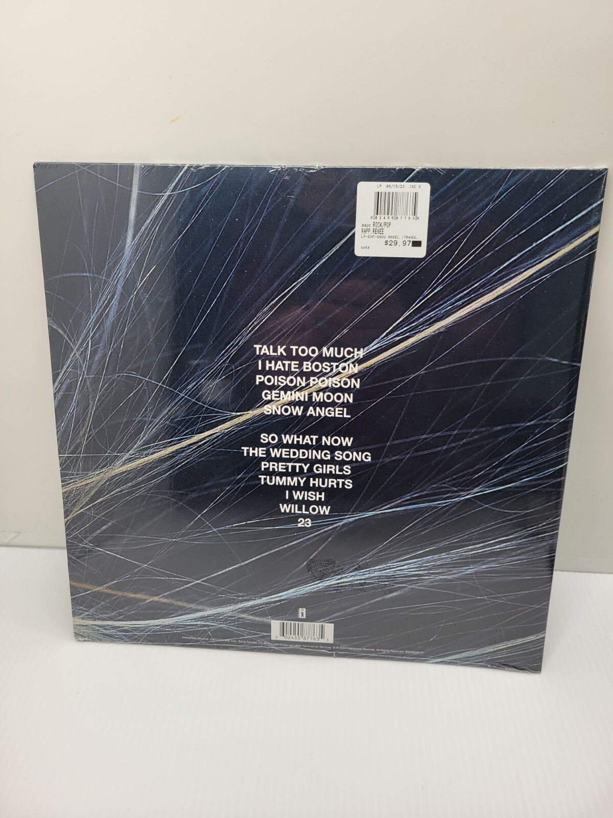 Renee Rapp – Snow Angel [ Black Ice Vinyl]