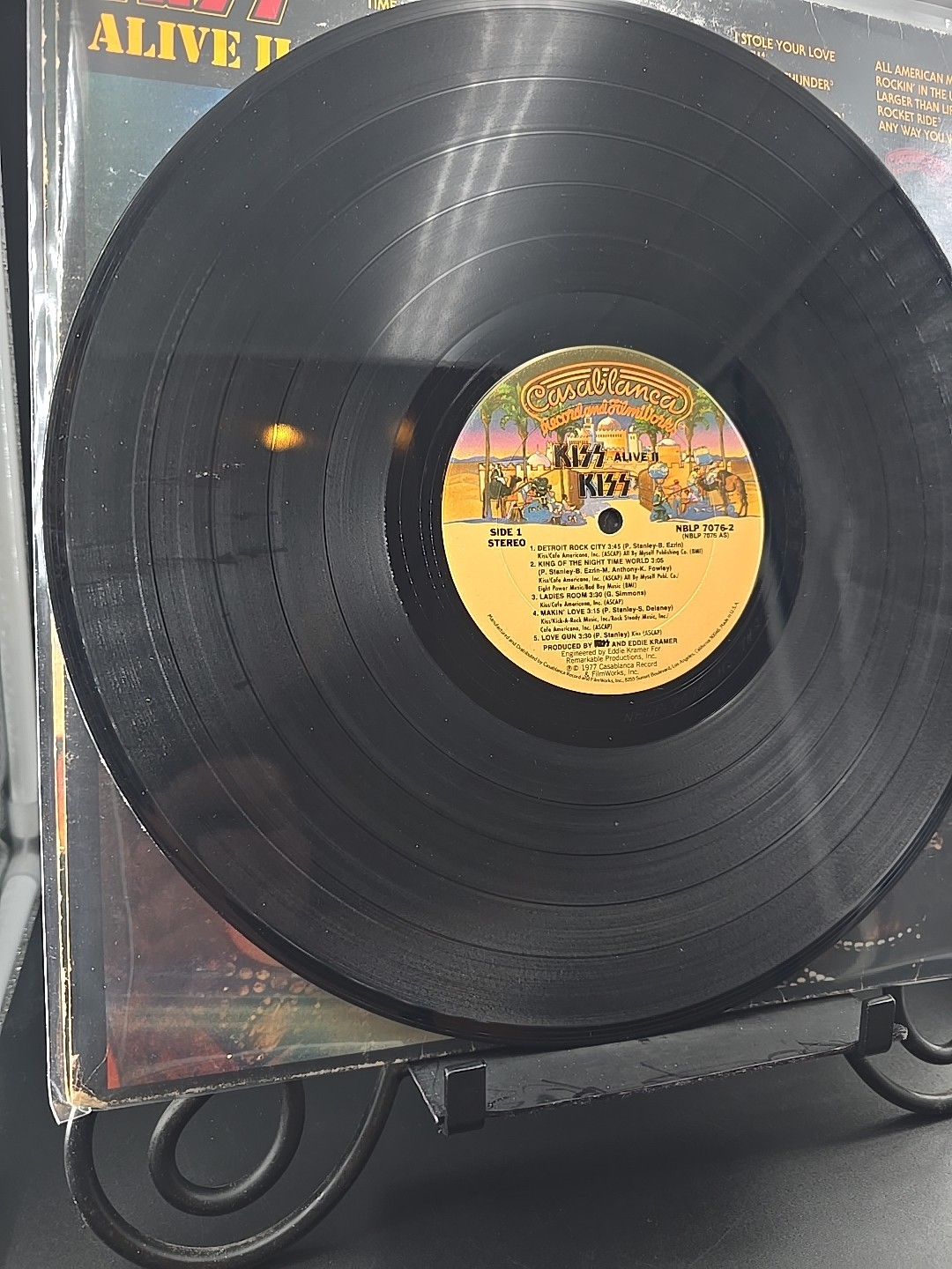 Kiss Alive II 1ST 1977 2LP NBLP 7076 Casablanca US Press G+/G+