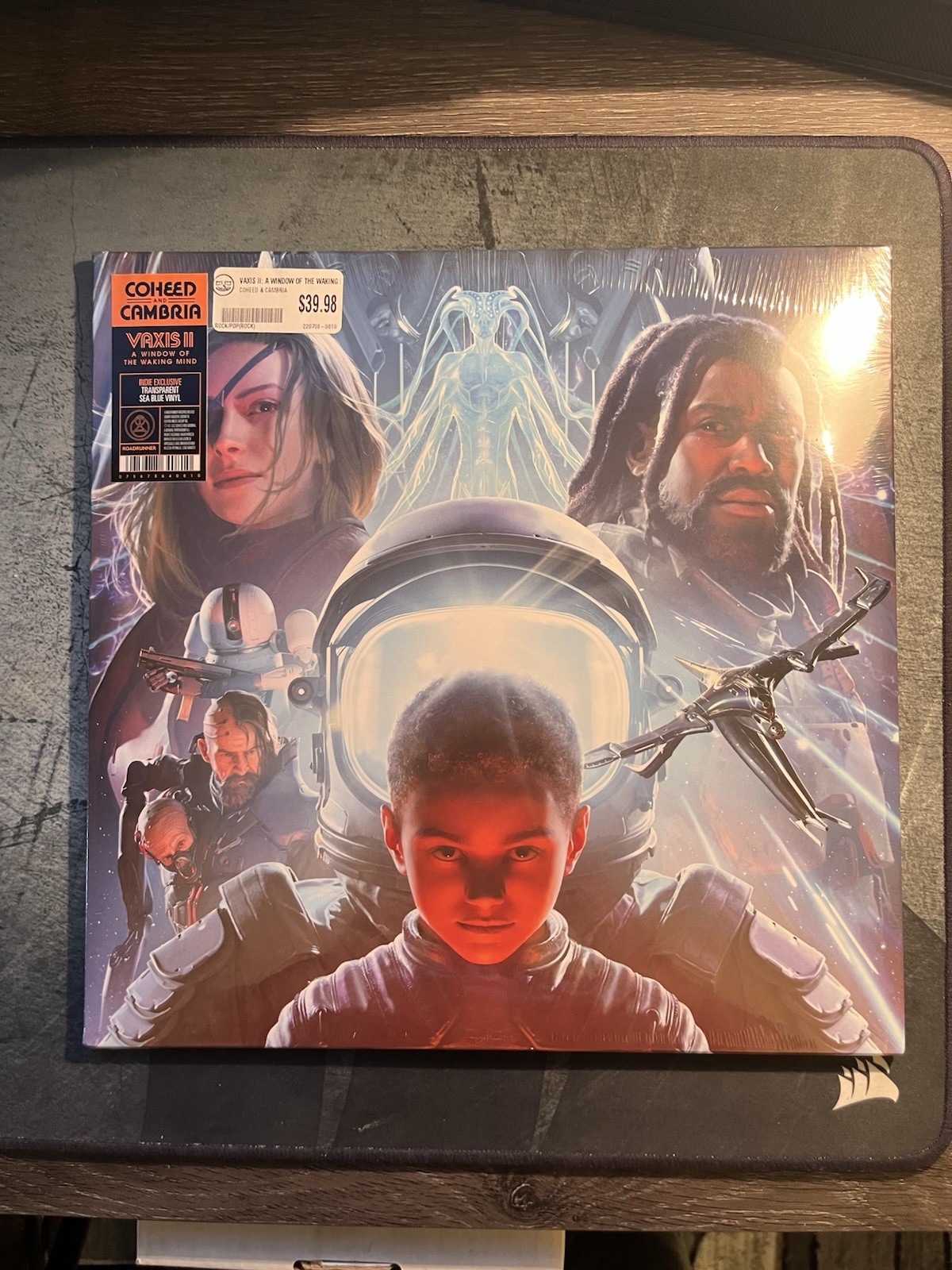 COHEED AND CAMBRIA VAXIS WINDOW OF THE WAKING MIND BLUE VINYL 2LP SEALED MINT
