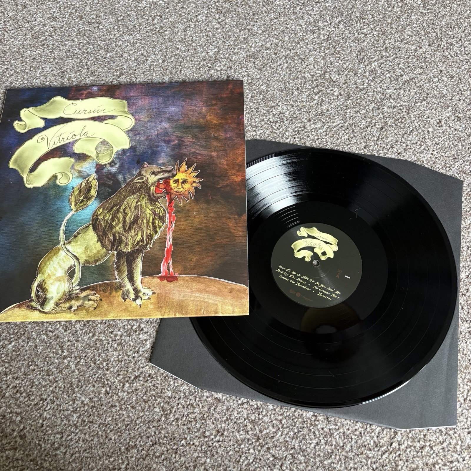 Cursive – Vitriola – Big Scary Monsters – 2018 Black Vinyl