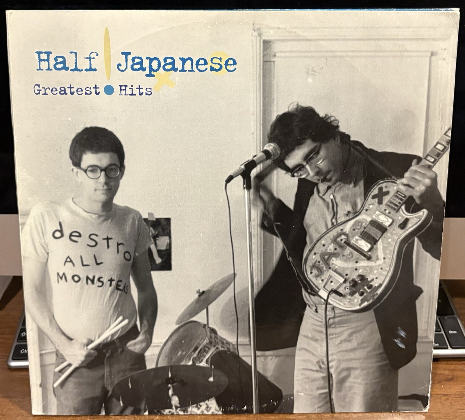 HALF JAPANESE Greatest Hits (1995 3-LP) BLUE VINYL Safe House JAD FAIR Alt/Exp