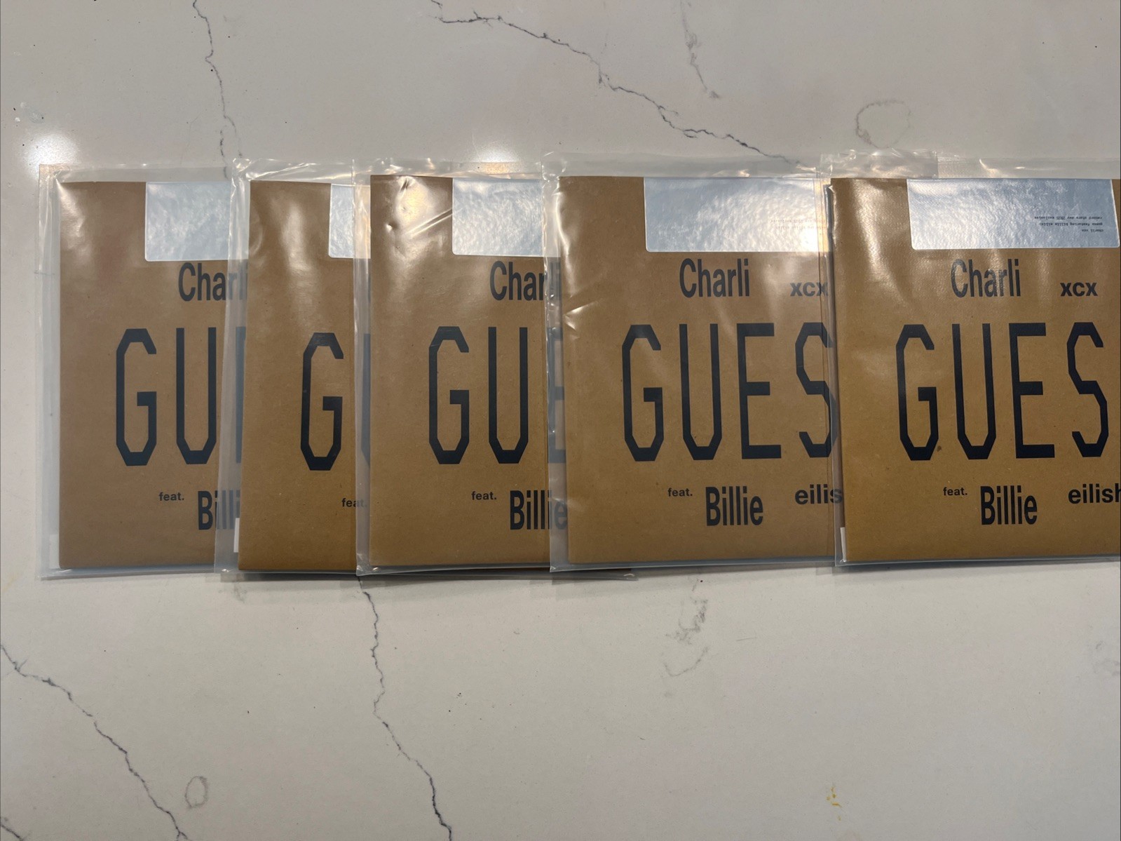 Charli XCX Guess featuring Billie Eilish 7” Vinyl BRAT 2025 Record Store Day