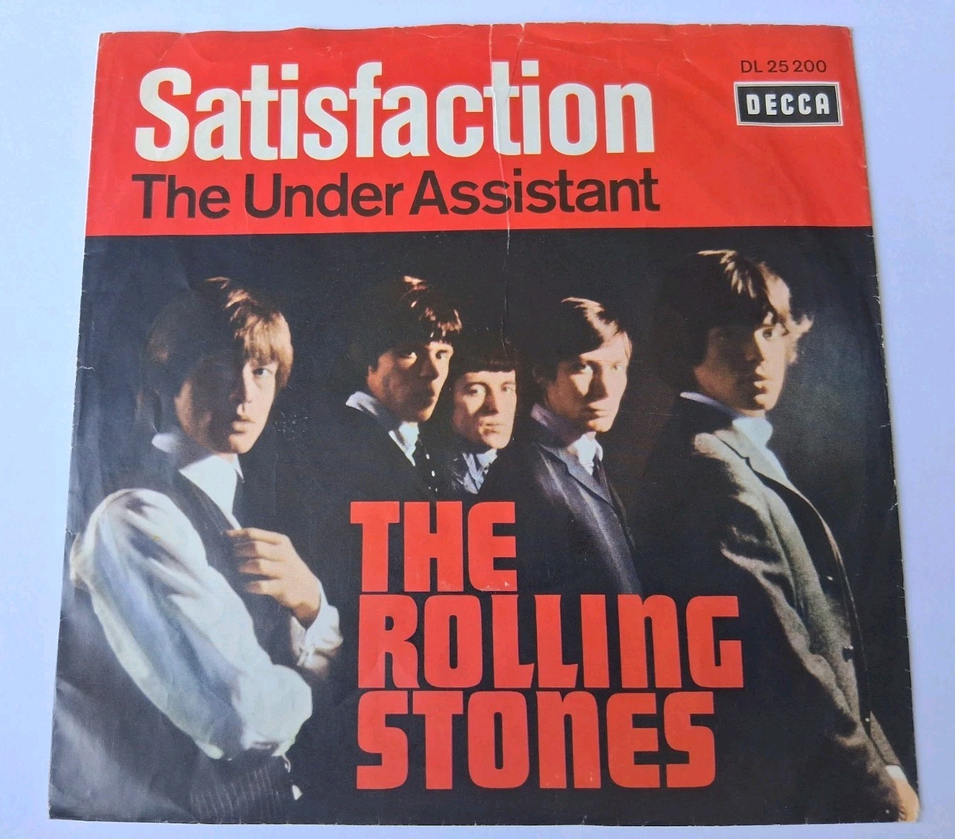 The Rolling Stones – Satisfaction / The Under Assistant 45 – 1965 Decca Germany