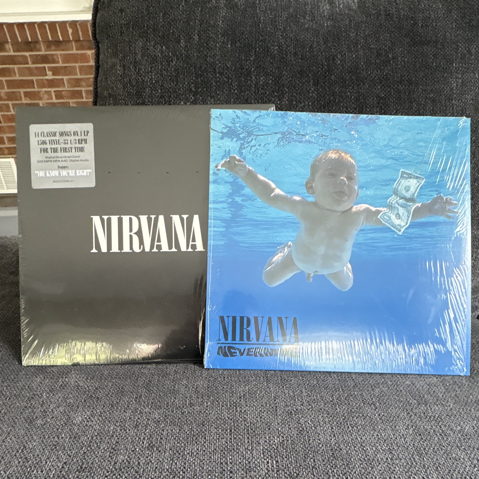Nirvana Vinyl Record Bundle Nevermind Grunge 2 LP Set