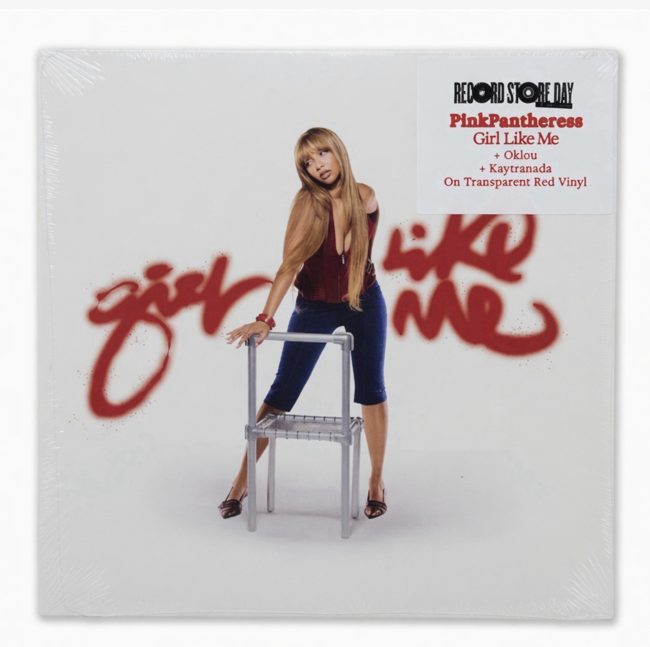 PinkPantheress Girl Like Me 7″ Transparent Red Vinyl Single RSD 2026