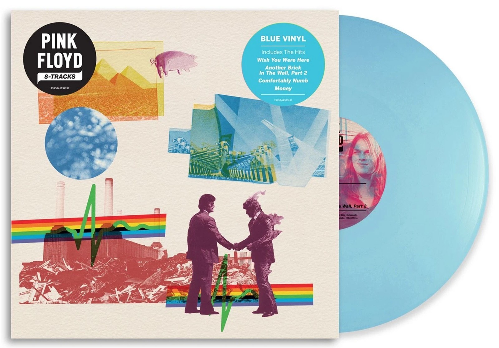 PINK FLOYD LP 8-Tracks BABY BLUE COLOURED VINYL Limited NEW Sealed Mails same Da