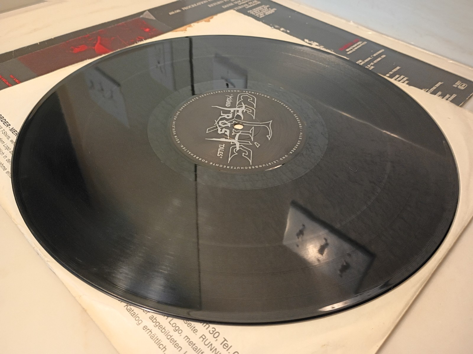 CELTIC FROST MORBID TALES LP 1984 NOISE RECORDS N 0017 W/POSTER & INNER METAL