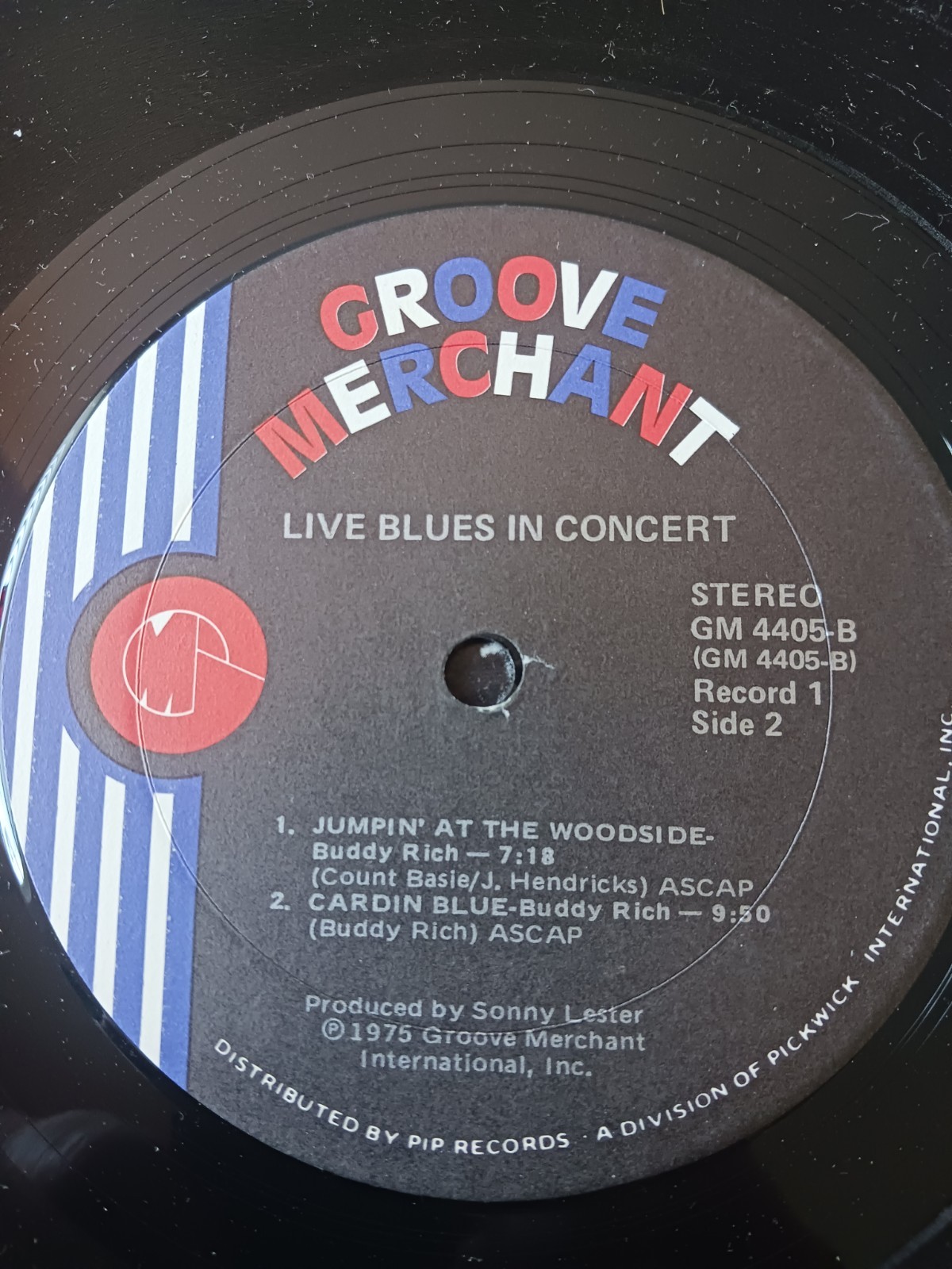 BLUES IN CONCERT – 1975 GROOVE MERCHANT RECORDS 2XLP SET – (G+/G+) – VARIOUS