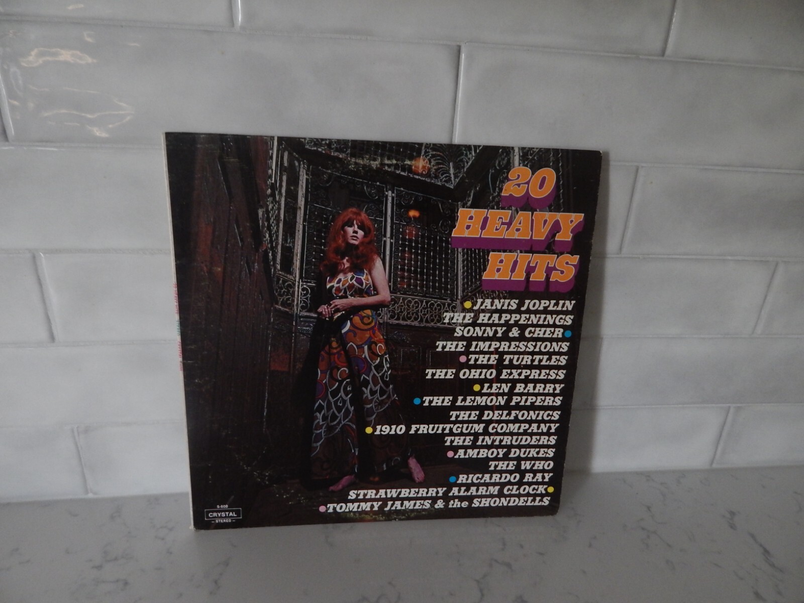 20 Heavy Hits: Various Artists SONG TITLES & ARTISTS LISTED 33 RPM LP