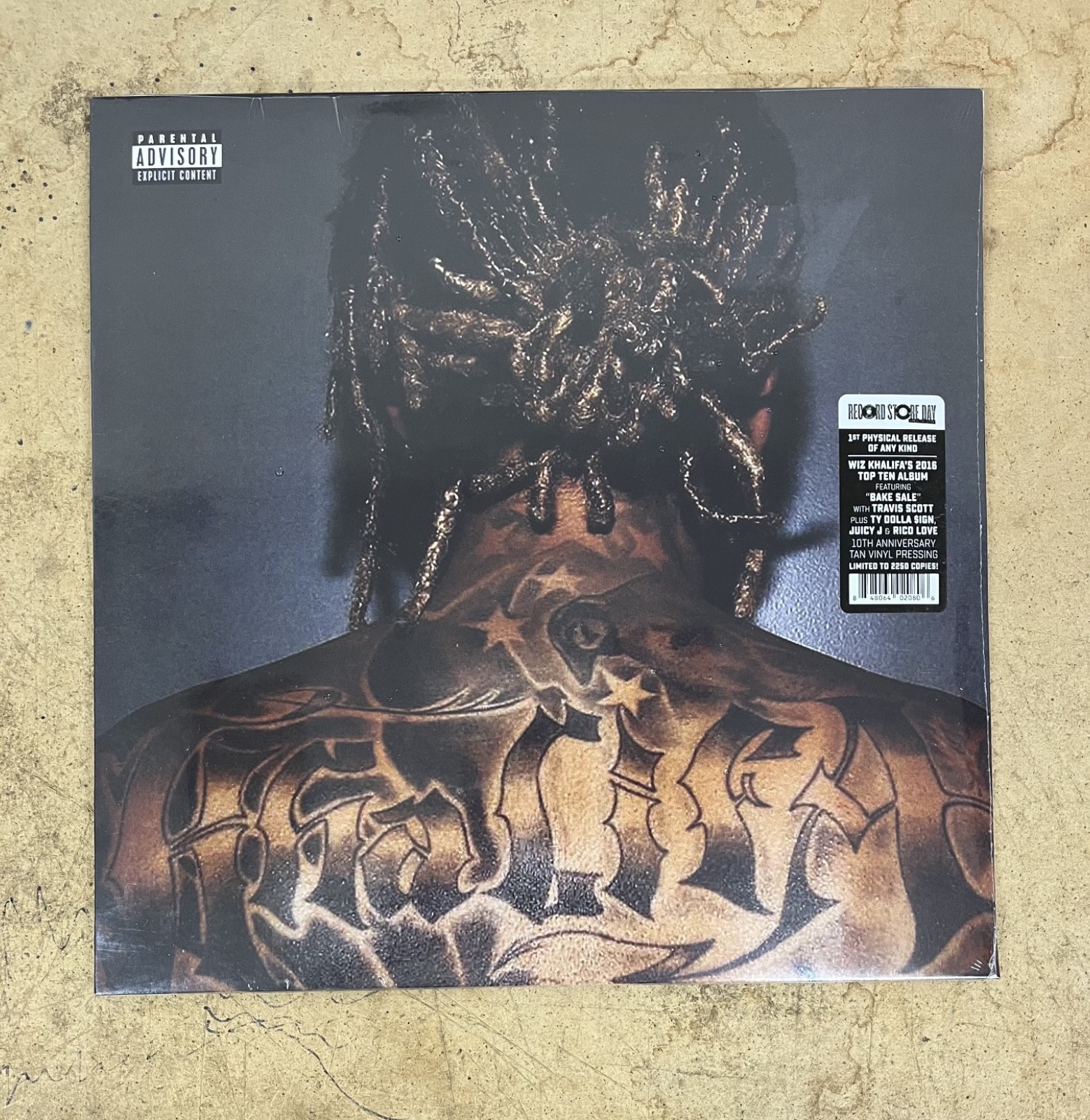 WIZ KHALIFA KHALIFA TAN COLOR VINYL LP NEW SEALED RSD 2026 TRAVIS SCOTT REISSUE