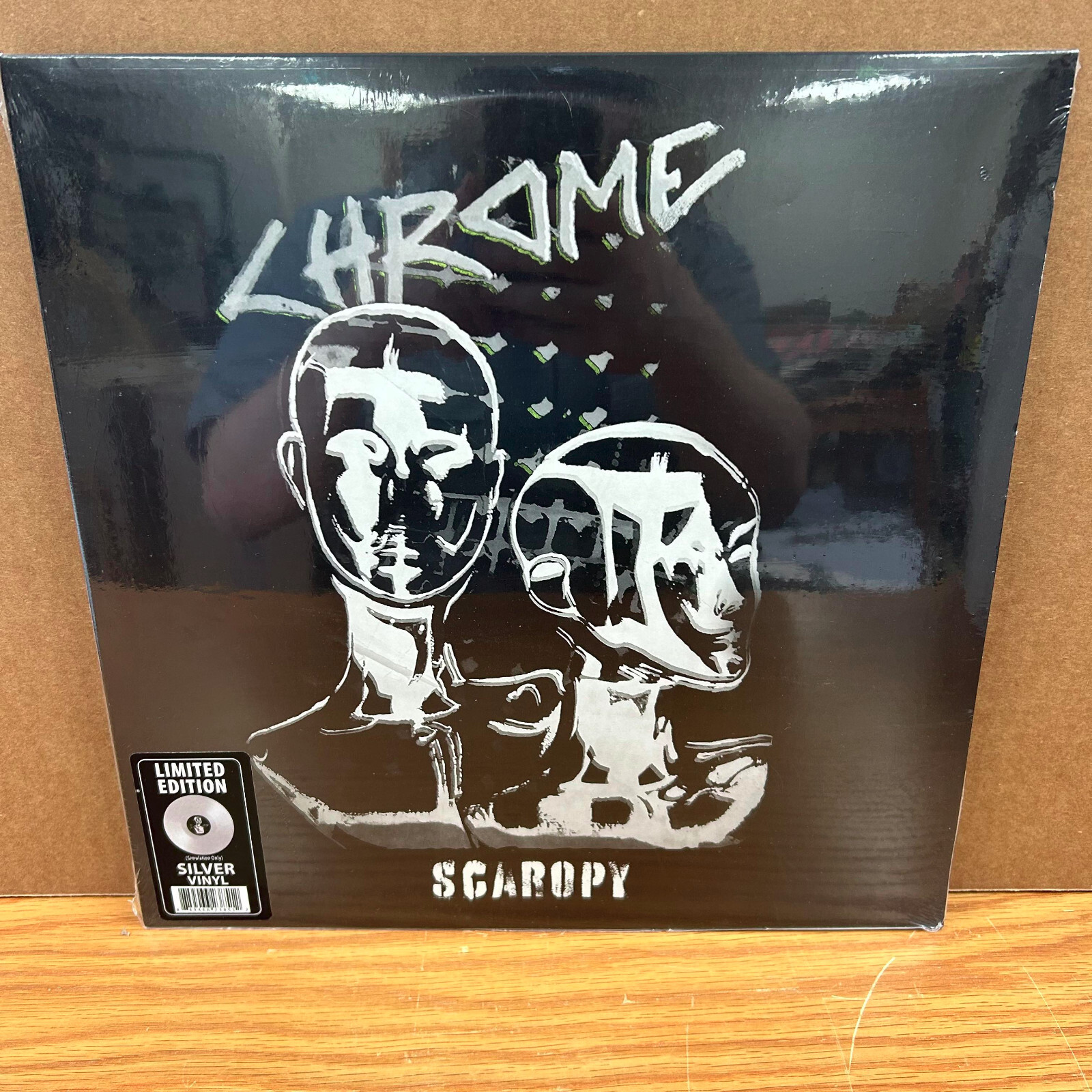 Chrome – Scaropy (Cleopatra) 12″ Silver Vinyl LP (NEW AND SEALED)