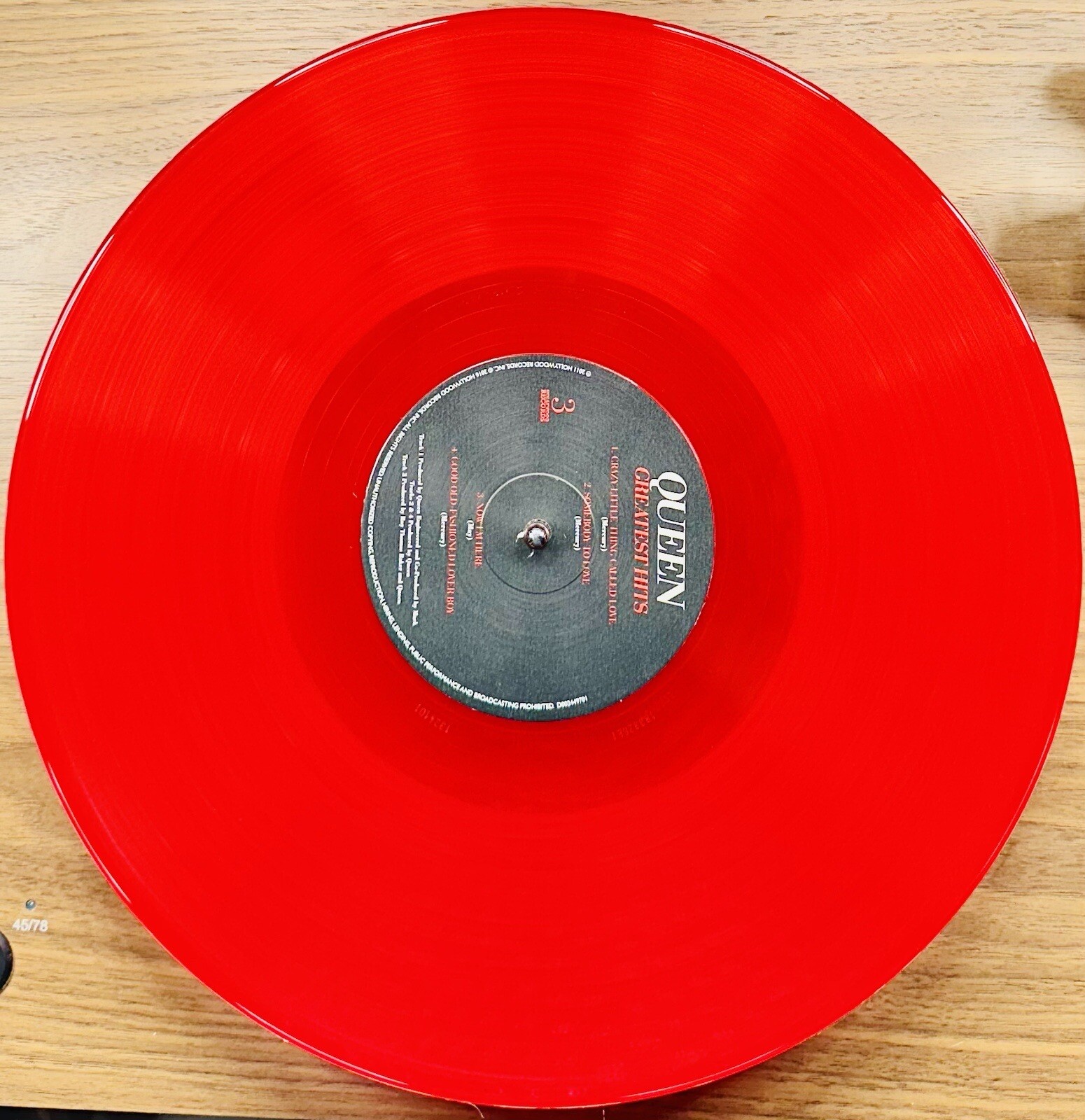 Queen – Greatest Hits – Double LP 12” Colored Vinyl Records ** Near Mint ** NM